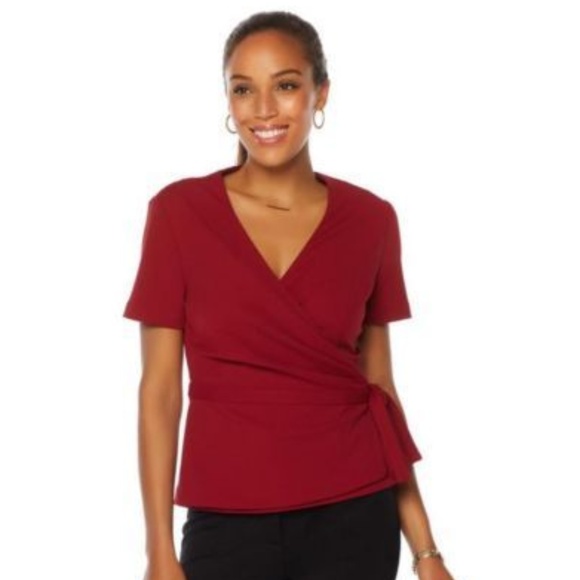 PROJECT GRAVITAS Tops - PROJECT GRAVITAS Wrap Wonder Drape Top ( 1X ) NWT